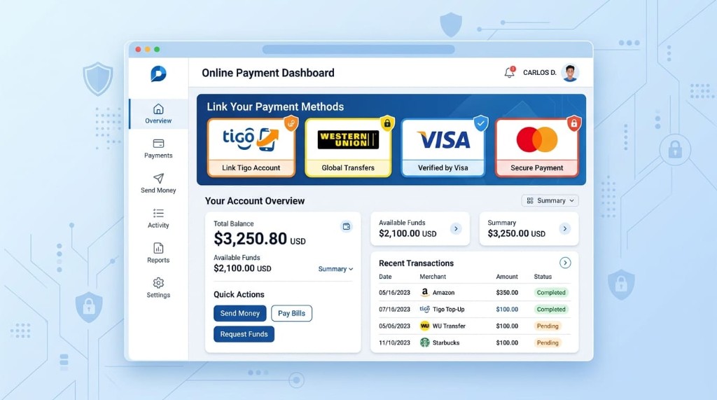 Western Union y Tigo Money juntos en el cajero de depósitos